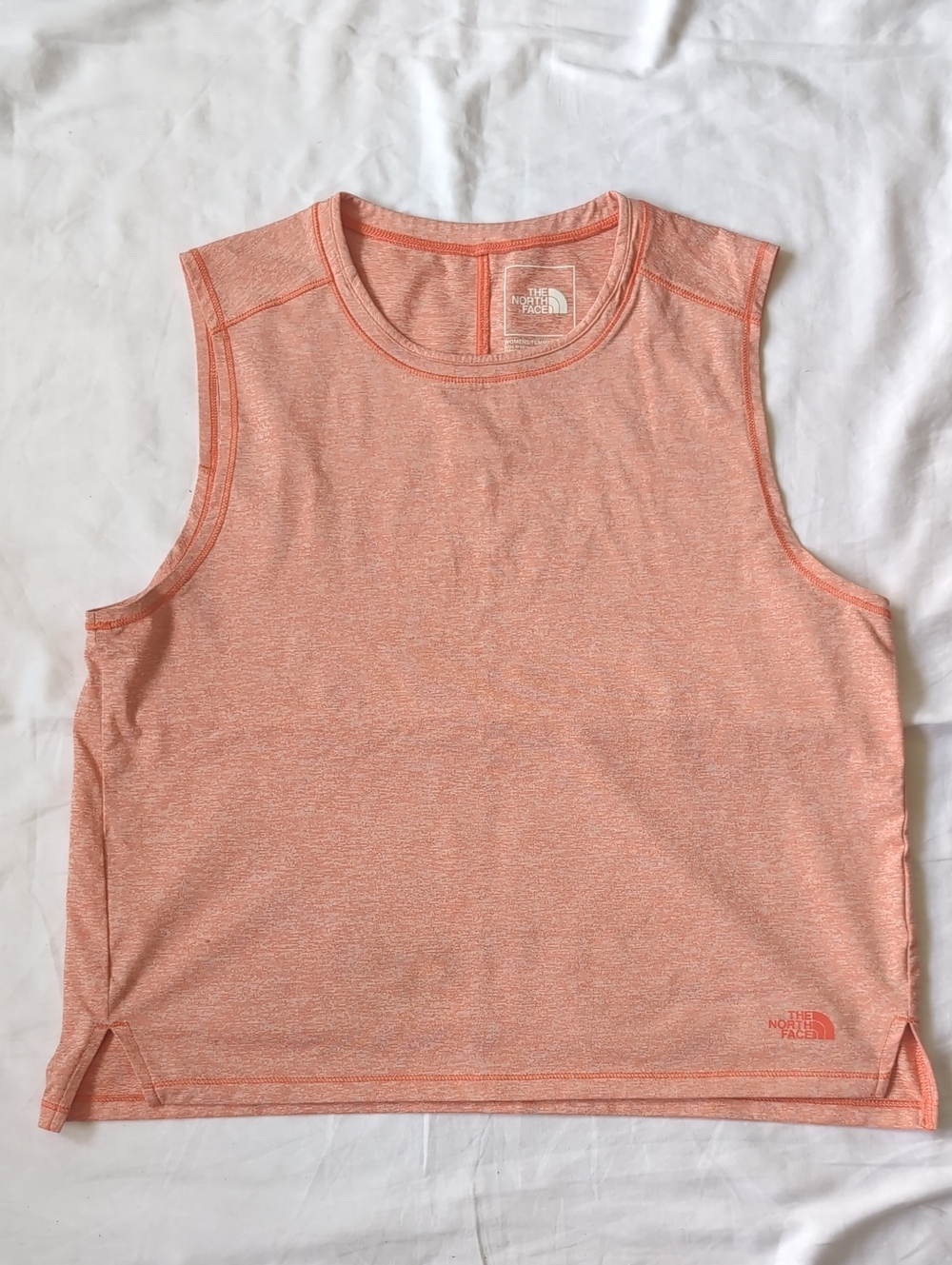 The North Face Women's Peach Coral Athletic Tank Top